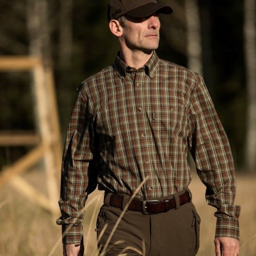 Obrázok číslo 2: DEERHUNTER Leather Belt Dark Brown | kožený opasok 95