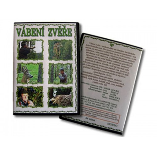 DVD - Vábenie zveri, jeleň, diviak, kačica, holub,