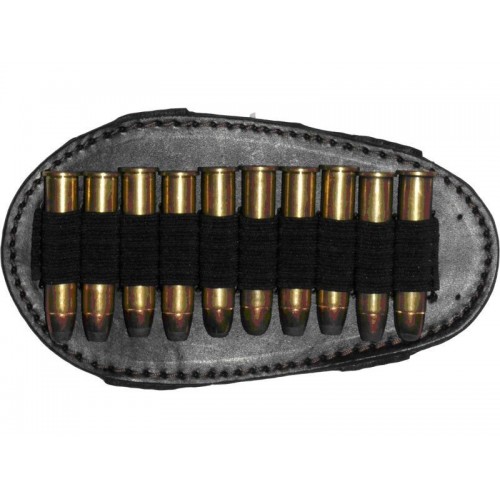 Návlek na pažbu kožený guľový