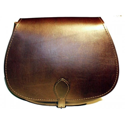 Lovecká brašňa hladká hovädzina veľká