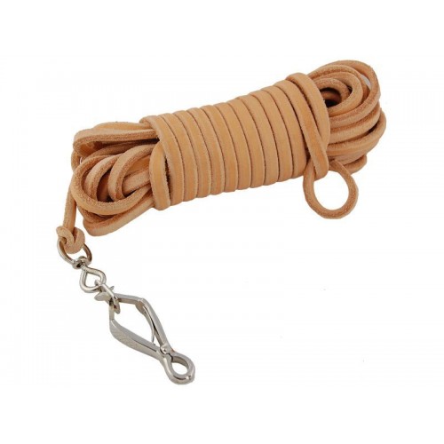 Farbiarska šnúra guľatá/oválna 6mm ukončená karab.Sprenger