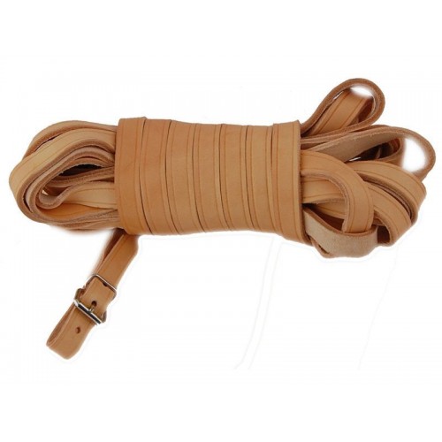 Farbiarska šnúra plochá široká 14mm - ukončenie klas.zap.