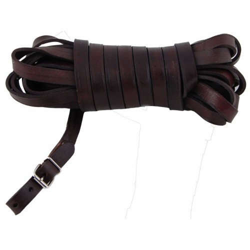 Farbiarska šnúra plochá široká 14mm - ukončenie klas.zap.