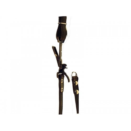 Obrázok číslo 2: Vypúšťacie vodítko-vypúšťanie od pasu-karabinou far.hnedá