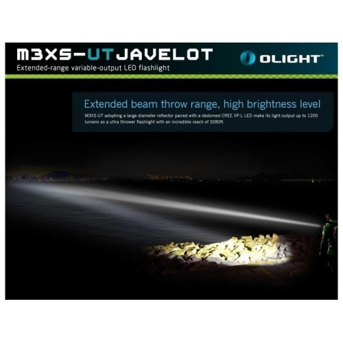 Obrázok číslo 6: LED Baterka Olight M3XS-UT Javelot 1200 lm