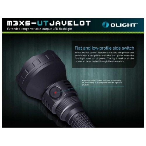 Obrázok číslo 9: LED Baterka Olight M3XS-UT Javelot 1200 lm