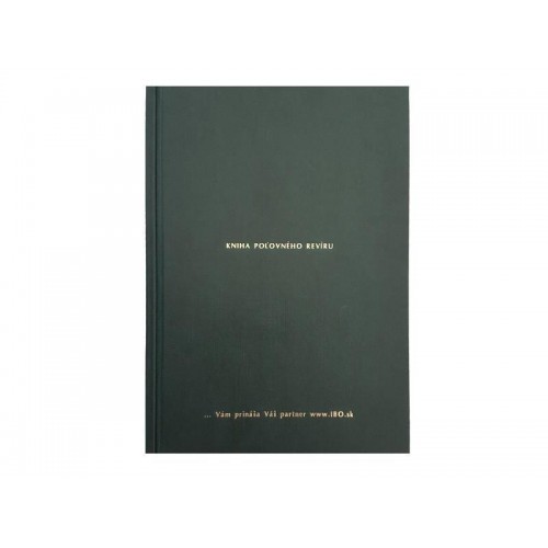 Kniha návštev poľovného revíru A4 IBO