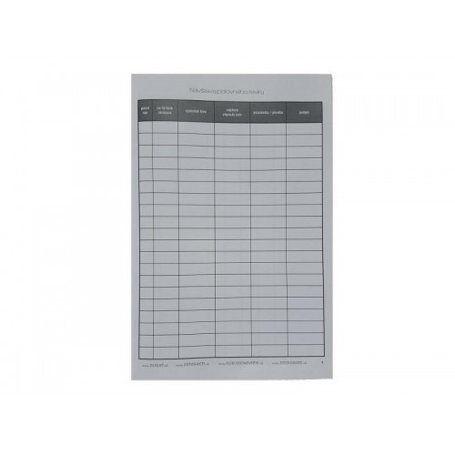 Obrázok číslo 3: Kniha návštev poľovného revíru A4 IBO