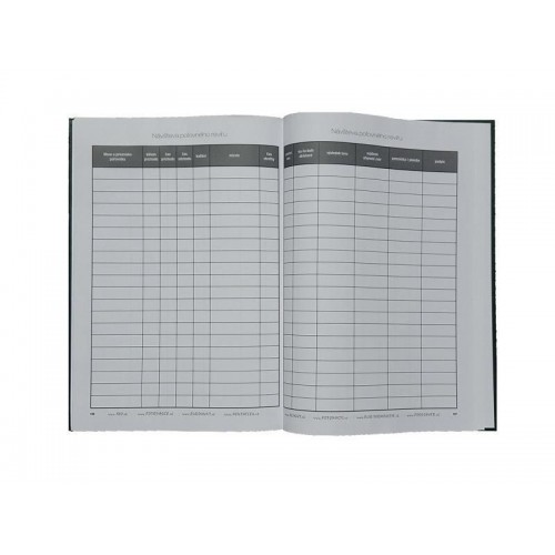 Obrázok číslo 4: Kniha návštev poľovného revíru A4 IBO