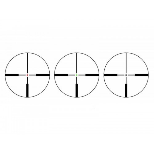 Obrázok číslo 5: Puškohľad Bering Optics Hunt 1-4x24 IR s osvetlenou osnovou