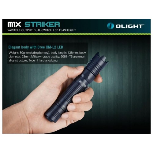 Obrázok číslo 10: Svietidlo OLIGHT M1X Striker 1000 lm