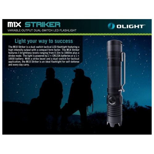Obrázok číslo 12: Svietidlo OLIGHT M1X Striker 1000 lm