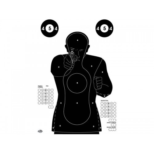 Terč FBI - čierny