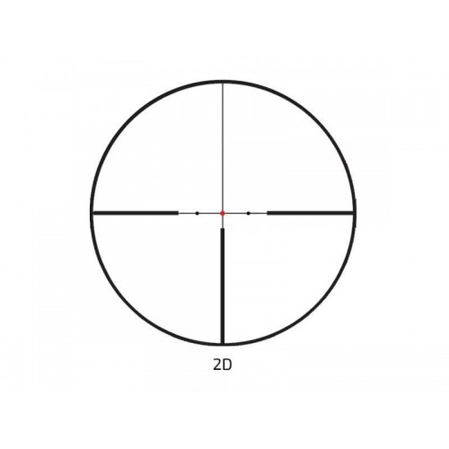 Obrázok číslo 6: Puškohľad Delta Optical Titanium 1,5-9x45 - 2D