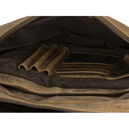 Obrázok číslo 4: GREENBURRY 1766 Jeleň - kožená taška na rameno