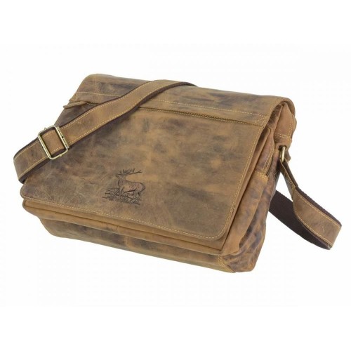 Obrázok číslo 5: GREENBURRY 1766 Jeleň - kožená taška na rameno