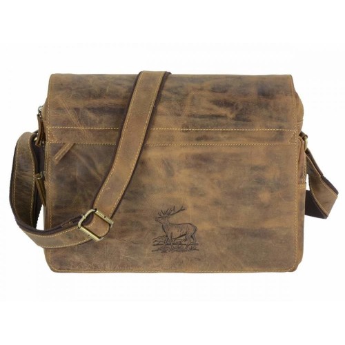 Obrázok číslo 6: GREENBURRY 1766 Jeleň - kožená taška na rameno