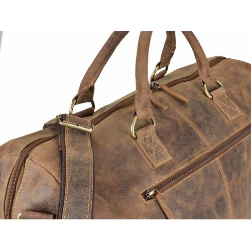 Obrázok číslo 5: GREENBURRY Leder Reisetasche - kožená cestovná taška