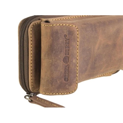 Obrázok číslo 2: GREENBURRY 1818B - kožená taštička hnedá