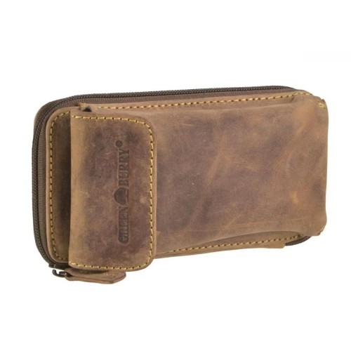 Obrázok číslo 3: GREENBURRY 1818B - kožená taštička hnedá