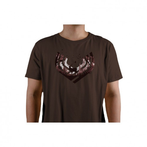 NATURE dámske tričko Brown