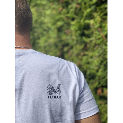 Obrázok číslo 3: Pánske poľovnícke tričko TETRAO polovnicisrdcom - biele