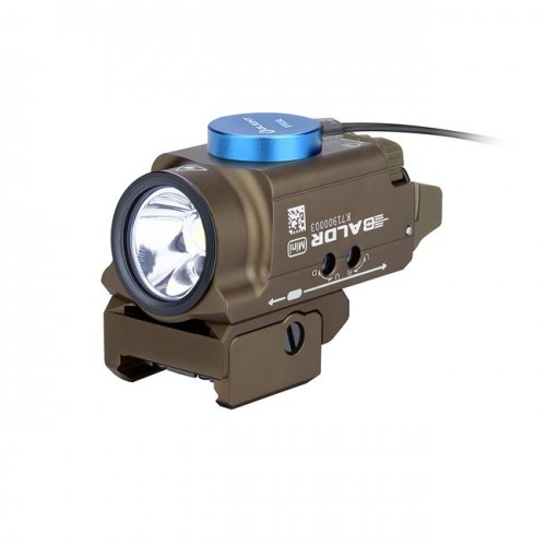 Obrázok číslo 11: Svetlo na zbraň Olight Baldr Mini Desert 600 lm - zelený laser