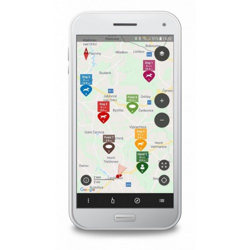 Obrázok číslo 6: Obojok pre ďalšieho psa DOG GPS X30B