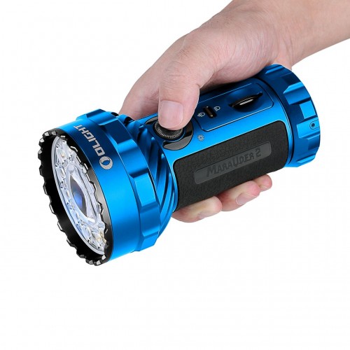 Obrázok číslo 7: LED baterka Olight Marauder 2 14000 lm s možnosťou bodového svietenia blue - limitovaná edícia