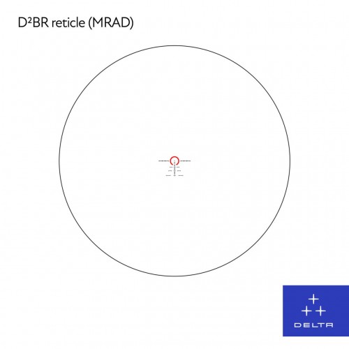 Obrázok číslo 4: Puškohľad Delta Optical Hornet 1-6x24 DDBR
