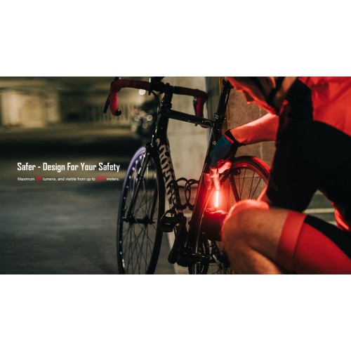 Obrázok číslo 5: Zadné LED svetlo na bicykel Olight Seemee 30 TL 30 lm