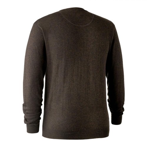 Obrázok číslo 2: DEERHUNTER Kingston Knit with O-neck - merino sveter (L