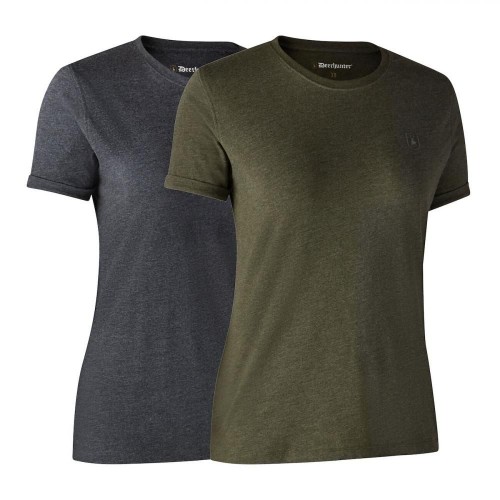 DEERHUNTER Ladies Basic 2-pack T-Shirt - dámske tričká dvojbalenie (3