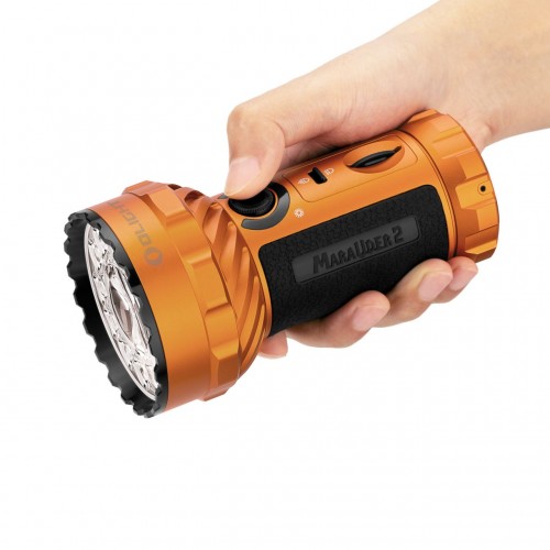 Obrázok číslo 7: LED baterka Olight Marauder 2 14000 lm s možnosťou bodového svietenia orange - limitovaná edícia