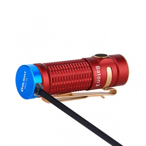 Obrázok číslo 8: LED baterka Olight Baton 3 Red 1200 lm - limitovaná edícia