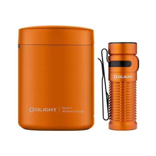 Obrázok číslo 3: LED baterka Olight Baton 3 Orange Premium Edition 1200 lm - limitovaná edícia