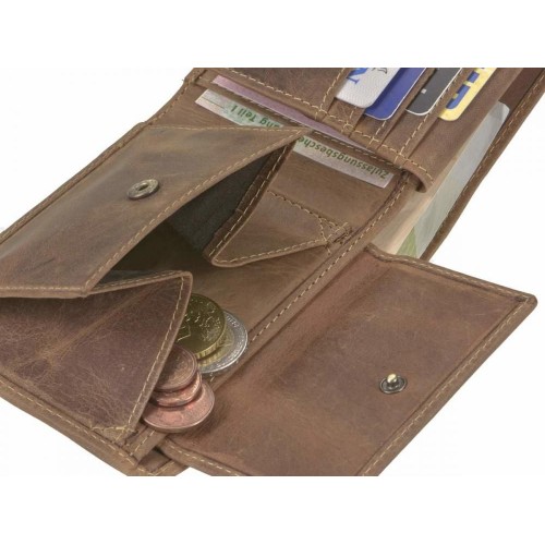 Obrázok číslo 6: GREENBURRY 1705 Pes - kožená peňaženka hnedá