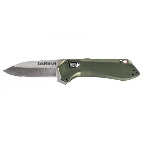 Taktický nôž Gerber Highbrow Compact - Flat Sage, Plain Edge Green