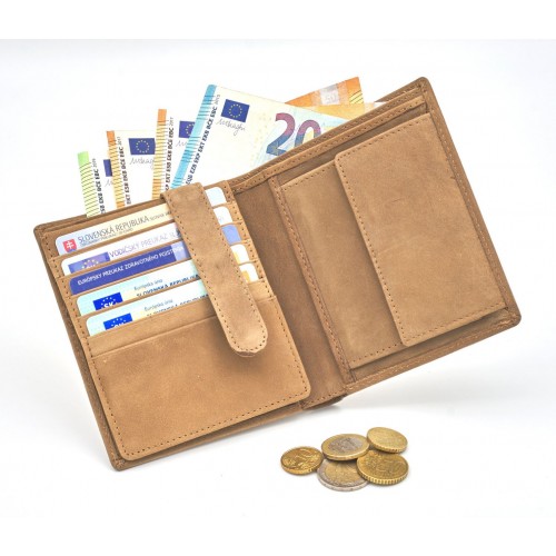 Obrázok číslo 2: Kožená peňaženka TETRAO čistá vysoká