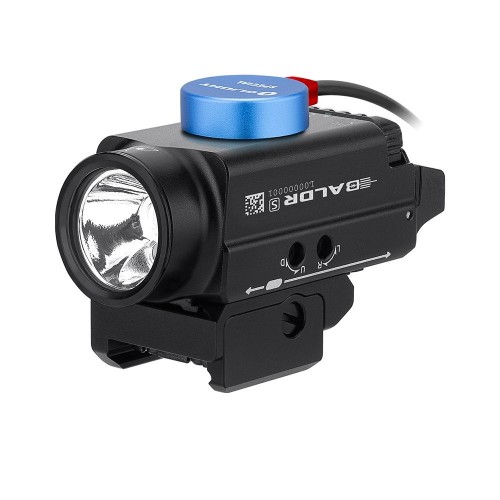Obrázok číslo 3: Svetlo na zbraň Olight Baldr S 800 lm Black – zelený laser