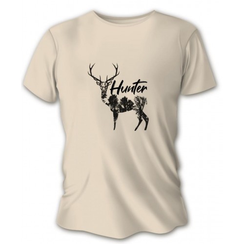 Dámske poľovnícke tričko TETRAO Hunter- pieskové