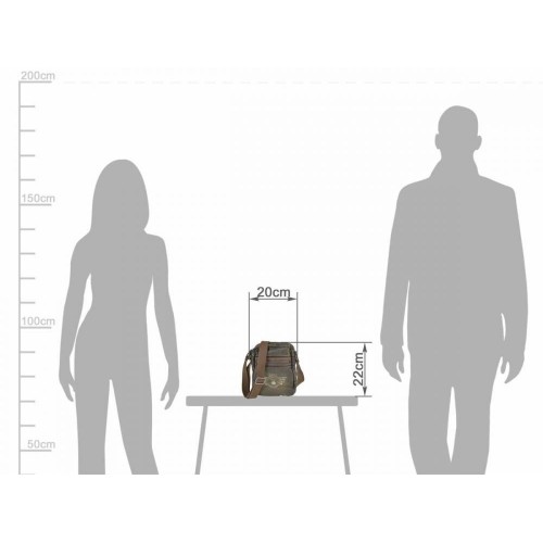 Obrázok číslo 7: GREENBURRY Aviator Canvas Shoulderbag - taška na rameno