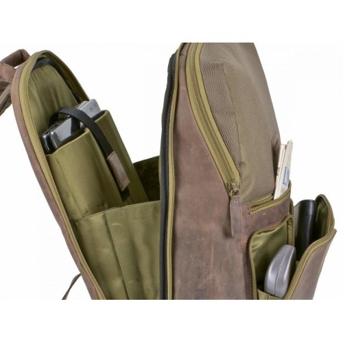 Obrázok číslo 7: GREENBURRY Leder/Nylon Business Rucksack L - batoh