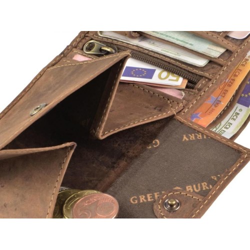 Obrázok číslo 8: GREENBURRY 1796 Geldbörse - kožená peňaženka hnedá