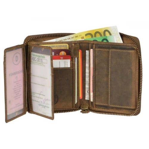 Obrázok číslo 4: GREENBURRY Leder Geldbörse - kožená peňaženka