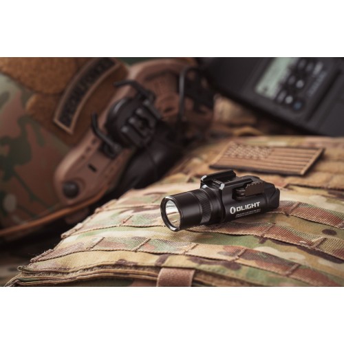 Obrázok číslo 10: Svetlo na zbraň Olight BALDR PRO R Black 1350 lm – zelený laser