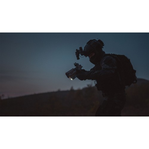Obrázok číslo 17: Svetlo na zbraň Olight BALDR PRO R Black 1350 lm – zelený laser