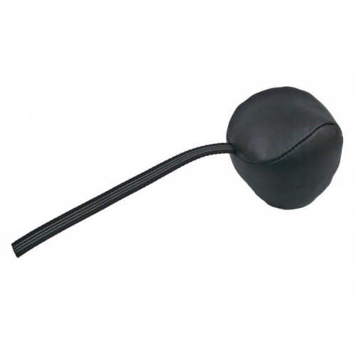 Obrázok číslo 2: Kožená loptička Dogtrace s pogumovanou šnúrkou