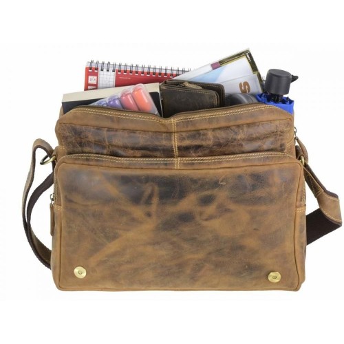 Obrázok číslo 7: GREENBURRY 1766 - kožená taška na rameno