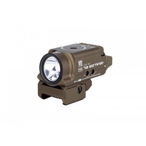 Obrázok číslo 17: Svetlo na zbraň OLIGHT BALDR RL mini 600 lm  Desert Tan - červený laser